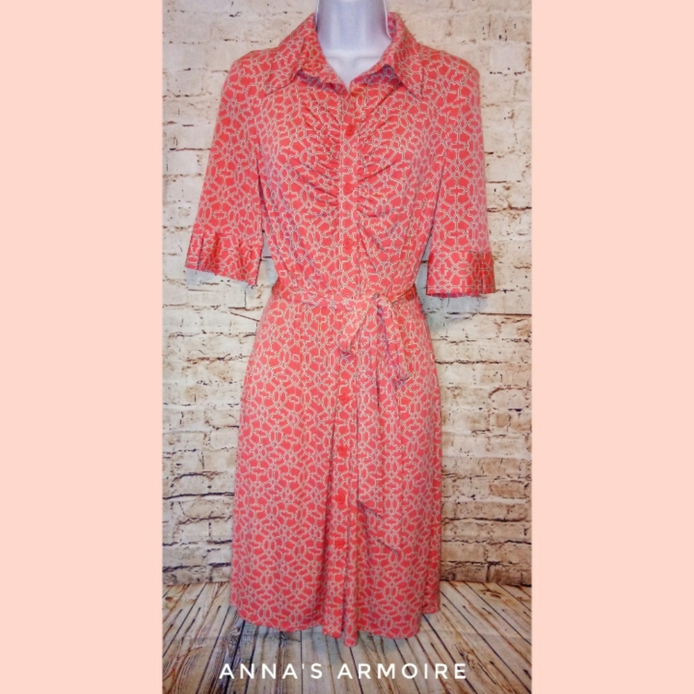 Laundry by Shelli Segal Button Down Dress Size 6